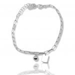 Platinum plated silver 925º bracelet(code BOB107358)